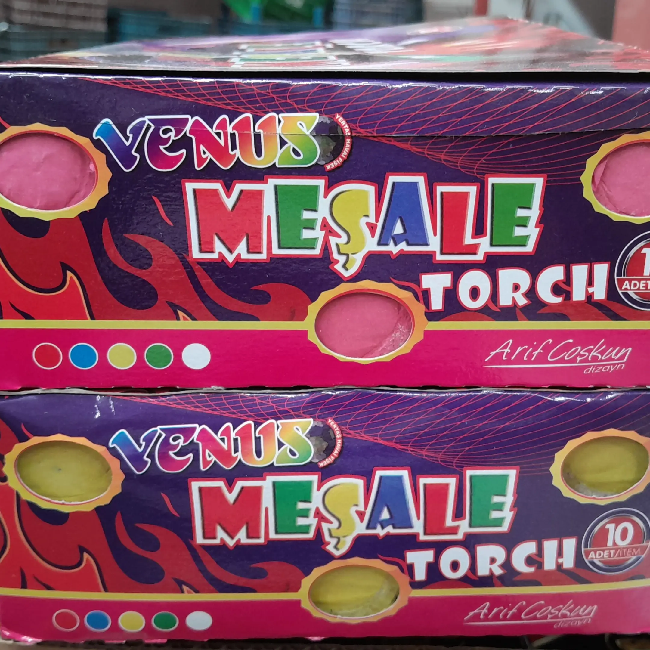 Maç Meşalesi - Renkli meşale çeşitleri