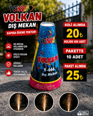 Uzun Süre Yanan Dış Mekan Volkan ürün görseli
